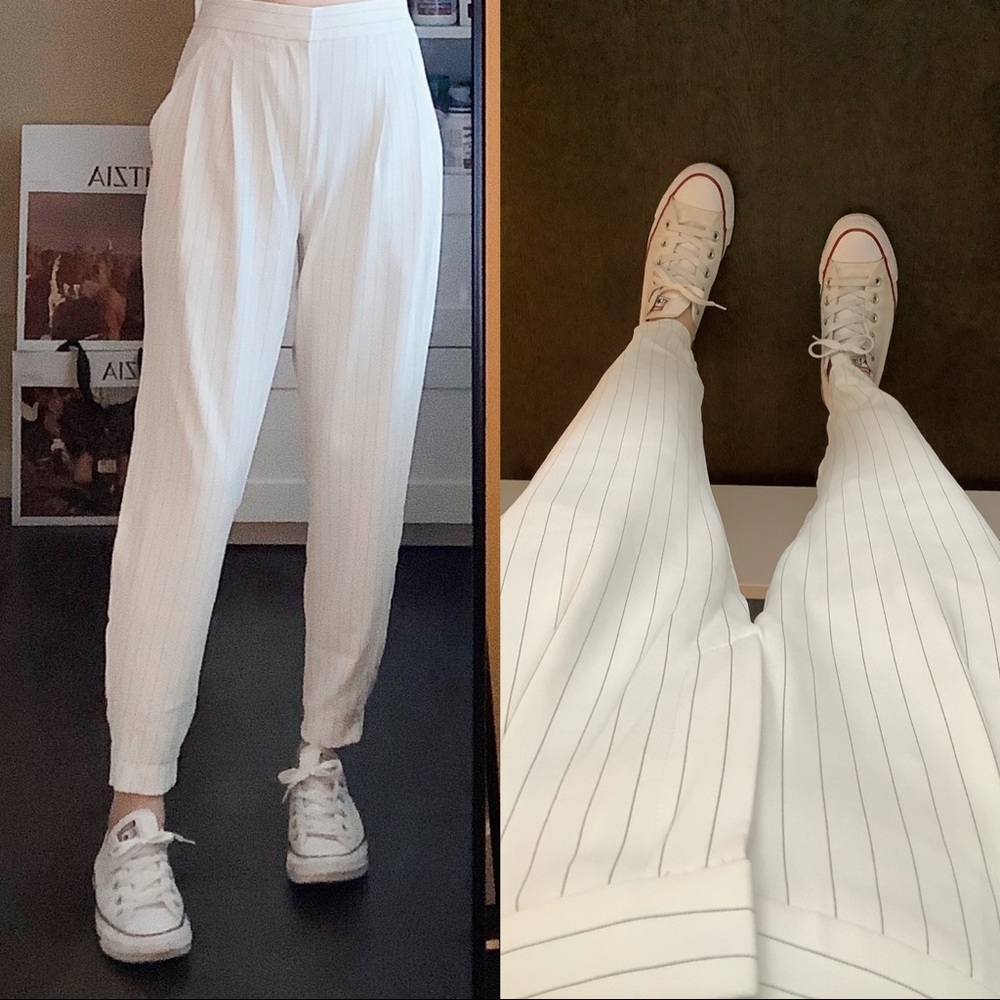 Uniqlo Smart Striped Drape Jogger